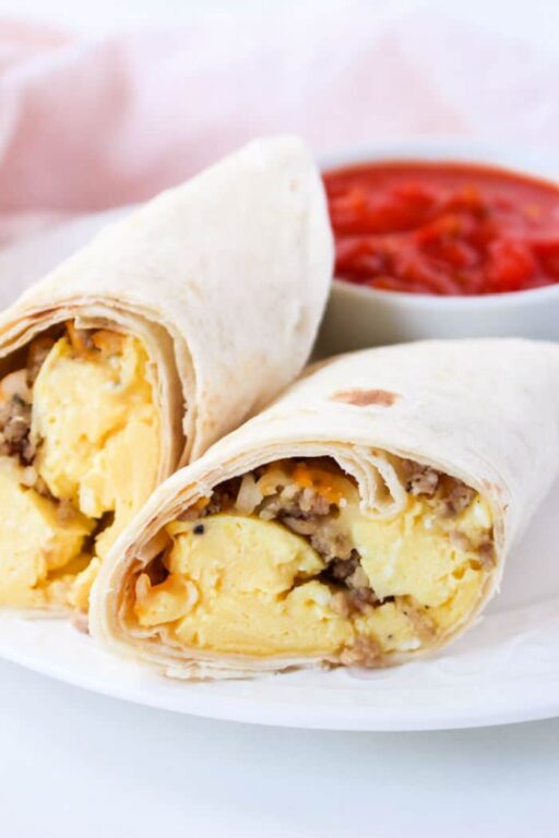 Egg Bacon Air Fryer Burrito Ninja Foodi Air Fryer Breakfast Burrito