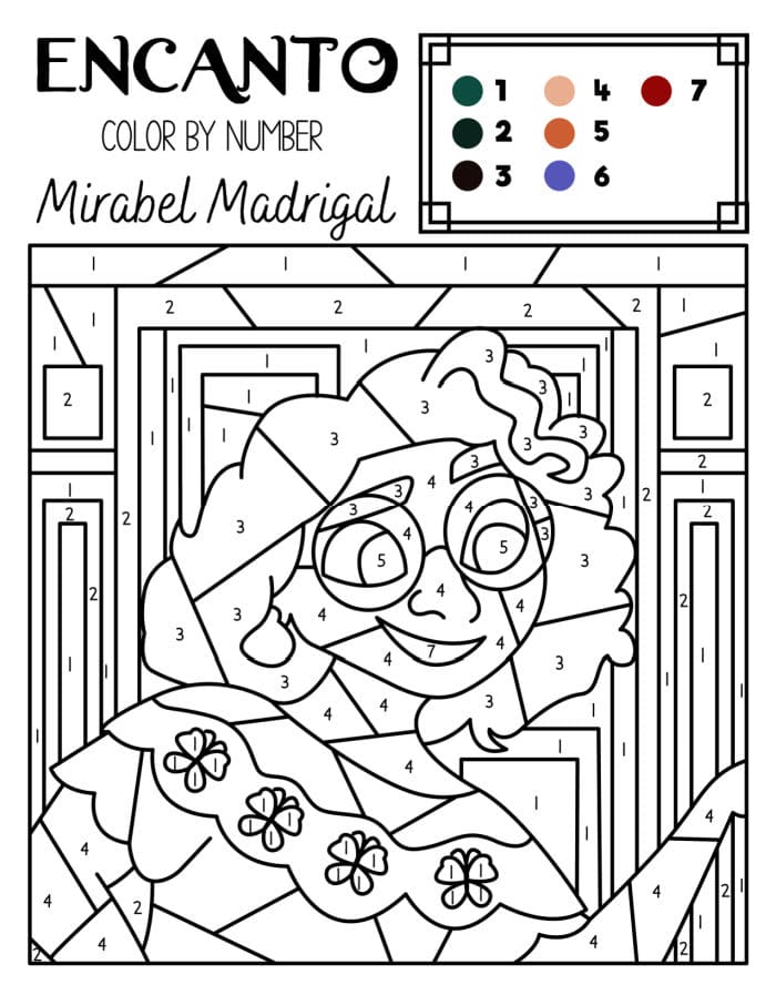 Coloring Pages Encanto Printable