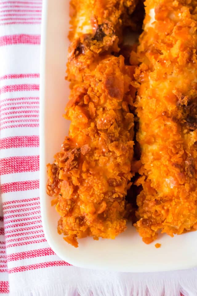 Air Fryer Cheese It Chicken Tenders Cracker Breaded Chicken