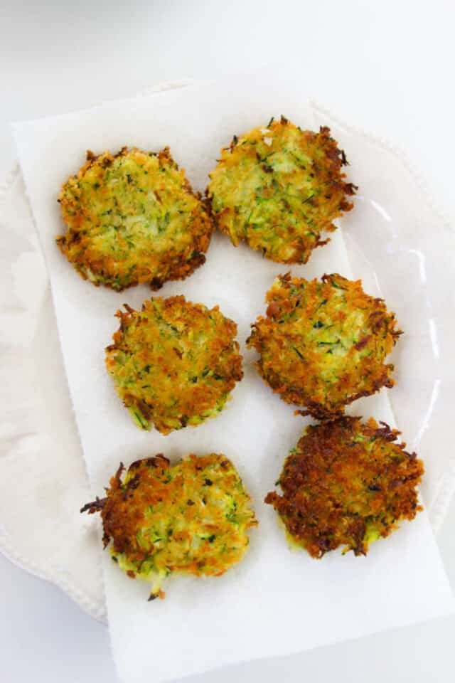 Air Fryer Zucchini Corn Fritters Pan Fried Vegetable Fritters
