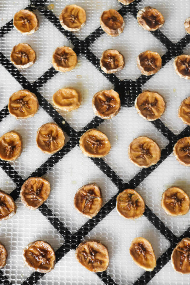 How to Dehydrate Bananas + Crispy Dehydrated Bananas in Oven
