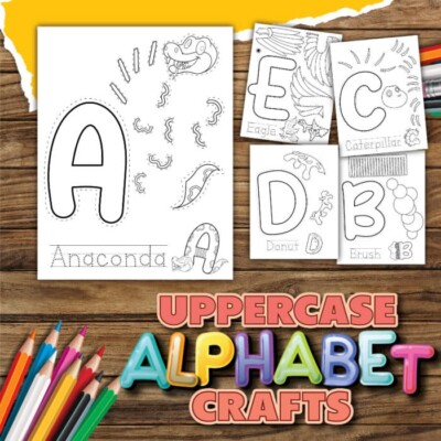 Learning the Alphabet - Free Printable Alphabet Crafts Worksheets