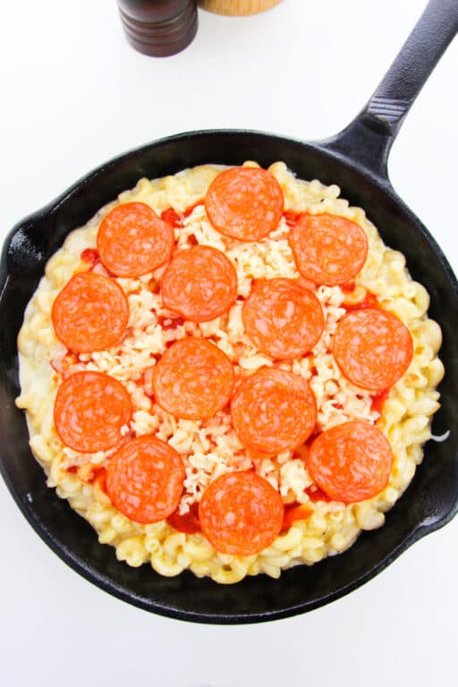 Pizza Hut Mac and Cheese Pepperoni Pizza Mac and Cheese