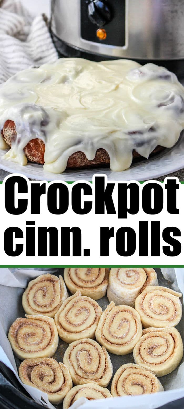 Easy Slow Cooker Apple Cinnamon Rolls Pillsbury or Homemade