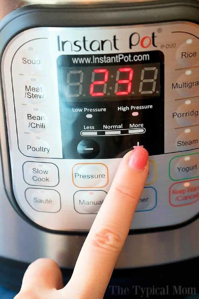 how to preheat an instant pot