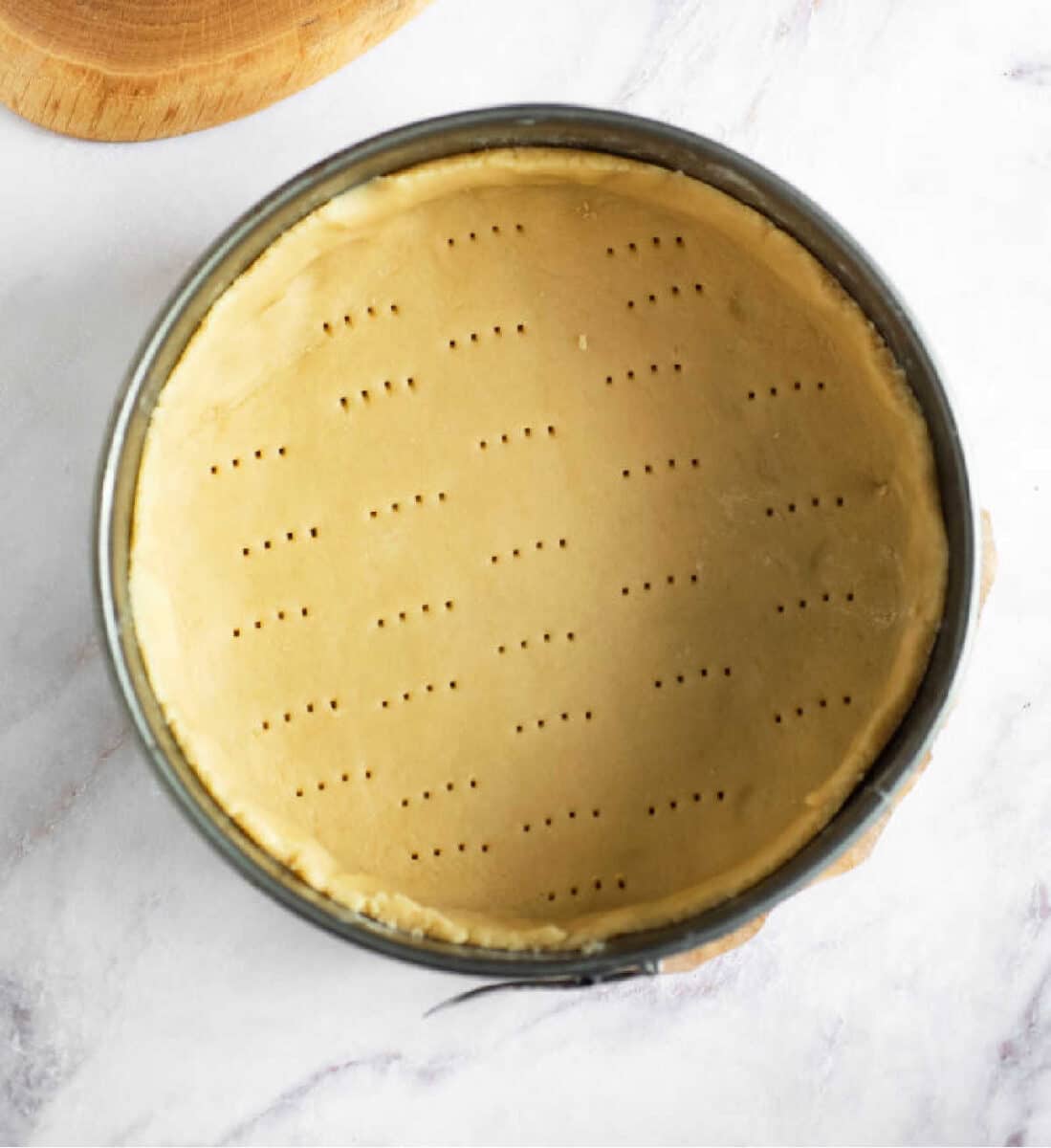 Very Easy 3 Ingredient Pie Crust without Food Processor