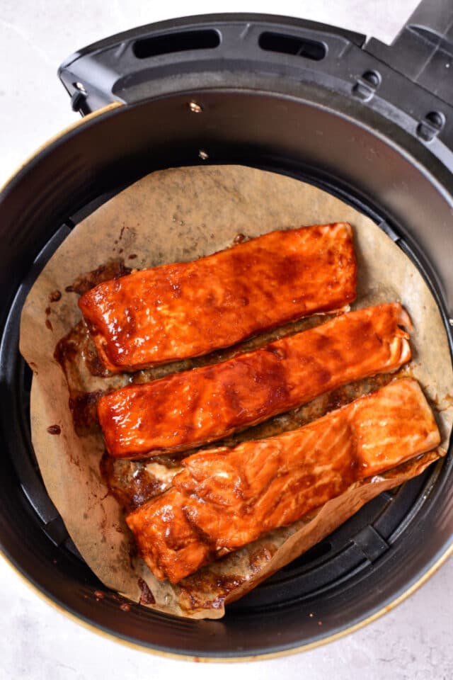 Teriyaki Salmon Air Fryer with Skin Ninja Foodi Teriyaki Salmon