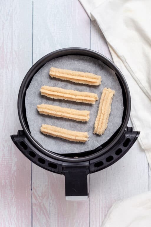 Baked or Ninja Foodi Air Fryer Chocolate Filled Churros Recipe