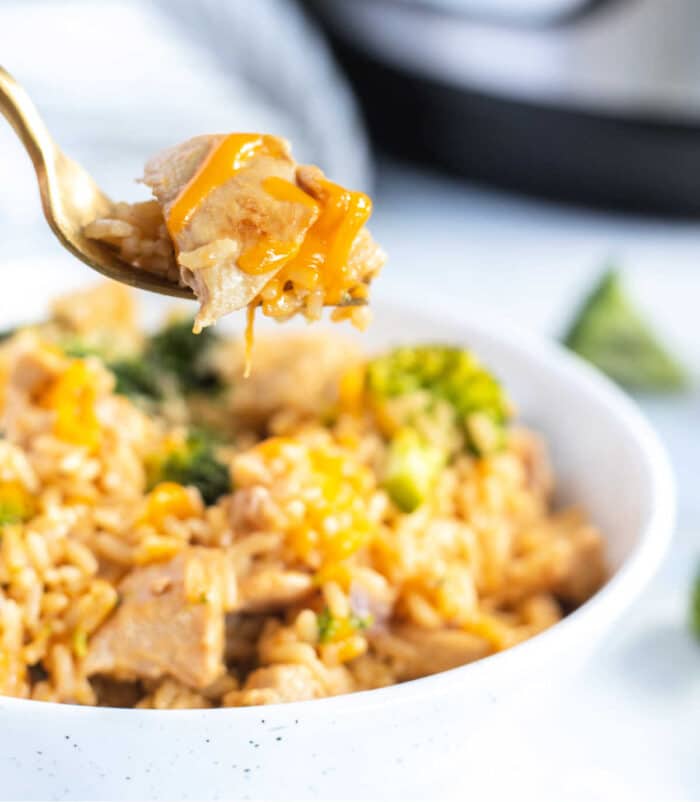 Cheesy rice best sale instant pot