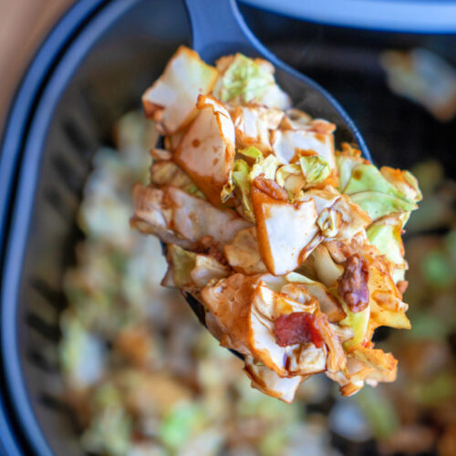 Fried Cabbage in Air Fryer or Ninja Foodi Air Fryer Fried Cabbage