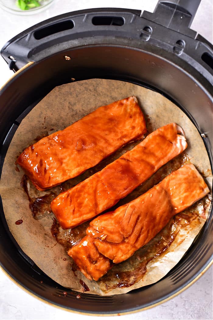 Honey Teriyaki Salmon Air Fryer