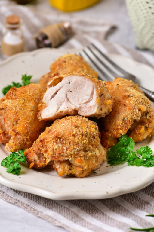 How to Bread Chicken Without Eggs or Milk in Air Fryer or Baked