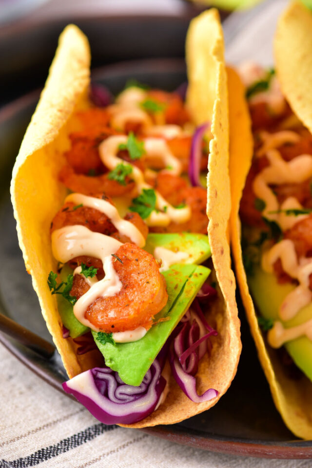 How to Make Shrimp Tacos Air Fryer Shrimp Tacos Ninja Foodi