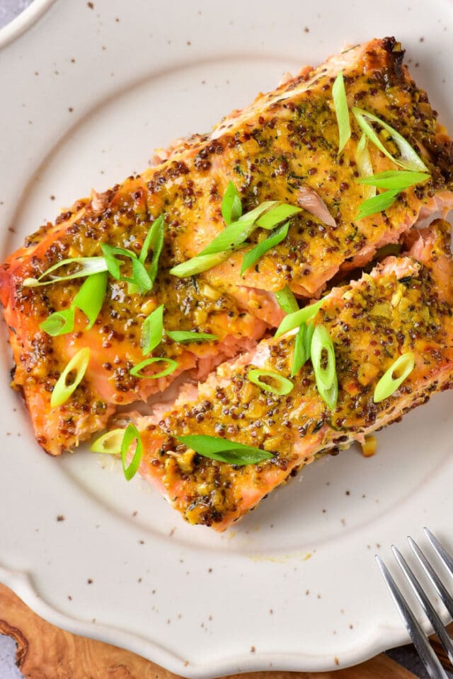 Mustard Sauce with Salmon Honey Mustard Salmon