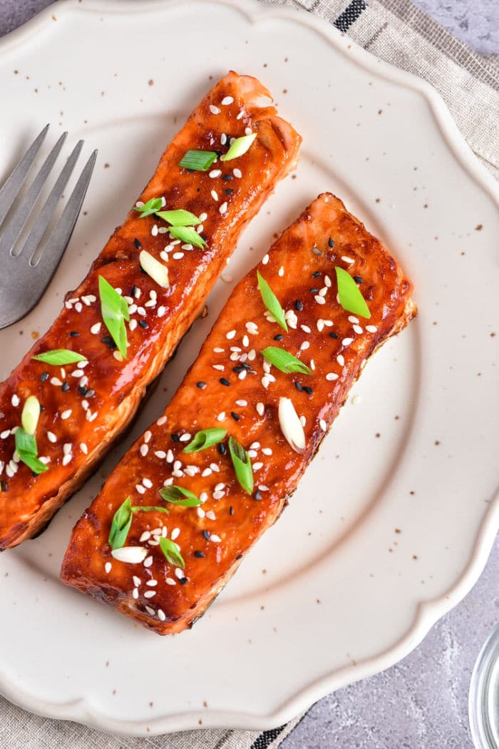 Ninja Foodi Teriyaki Salmon