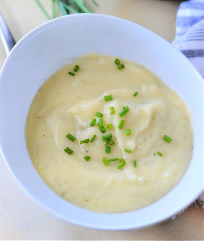 Potato Leek Soup in ninja foodi