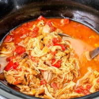 Slow Cooker Shredded Chicken Thighs