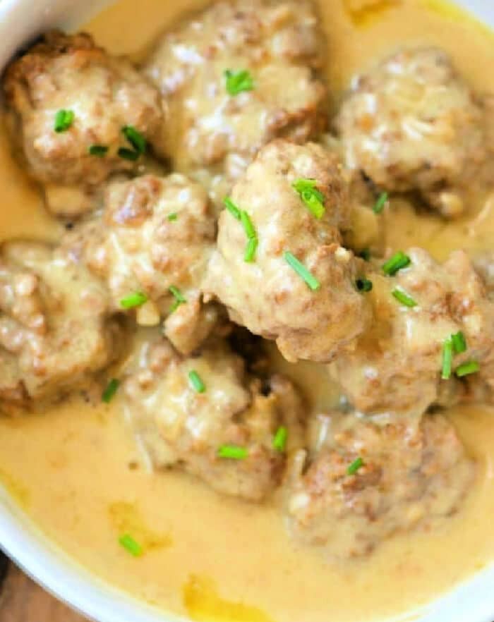 Swedish Meatball Sauce with Sour Cream