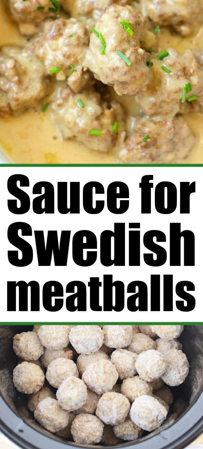 Homemade Swedish Meatball Sauce with Sour Cream