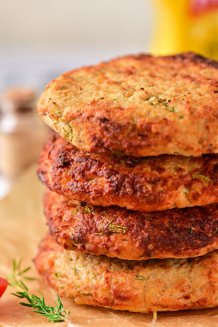 Homemade Ground Turkey Patties - Air Fryer Turkey Patties