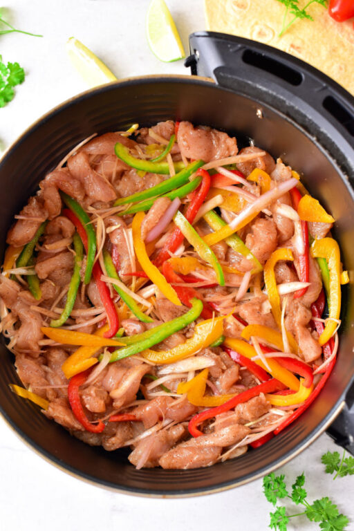 Chicken Fajita Tacos Ninja Foodi Air Fryer Chicken Fajitas