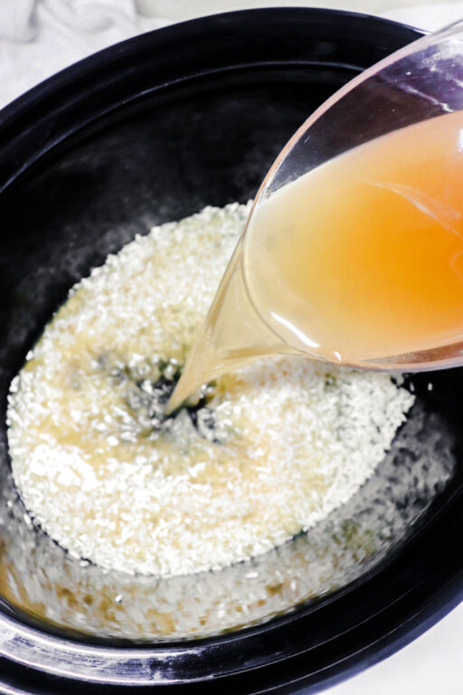 How to Cook Rice in Slow Cooker Crockpot White Rice