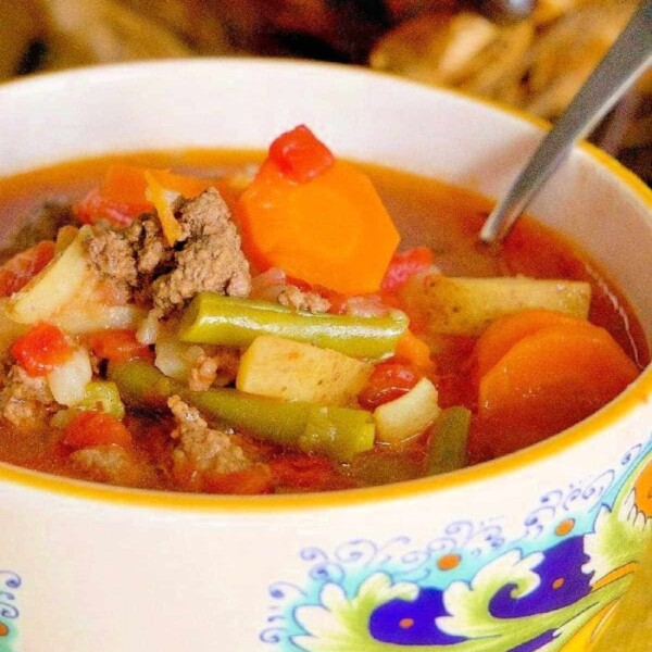 Instant Pot Vegetable Beef Soup