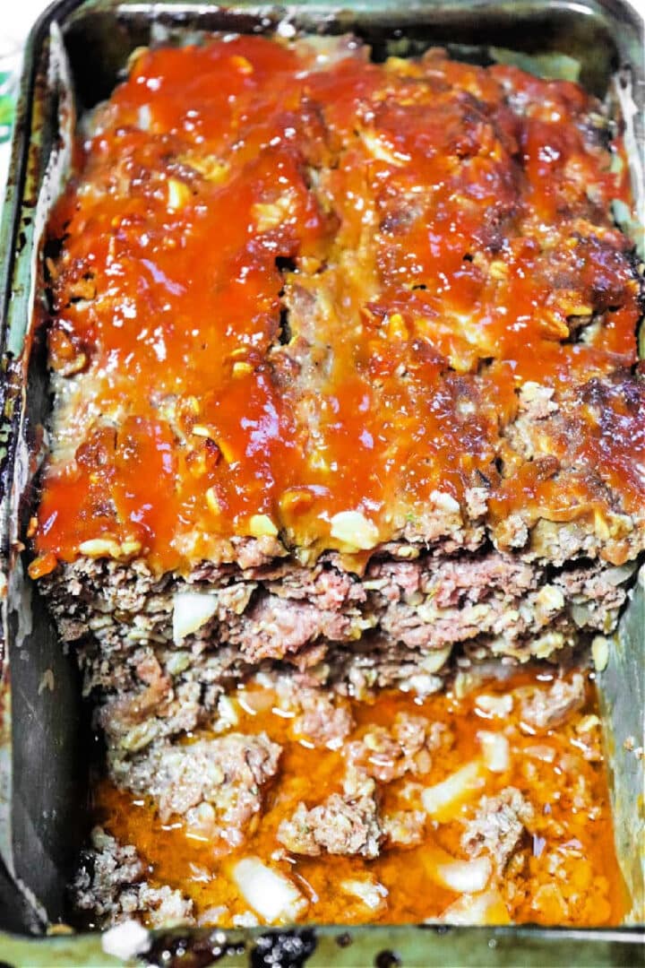 Meatloaf Without Breadcrumbs - Easy Meatloaf with Oatmeal