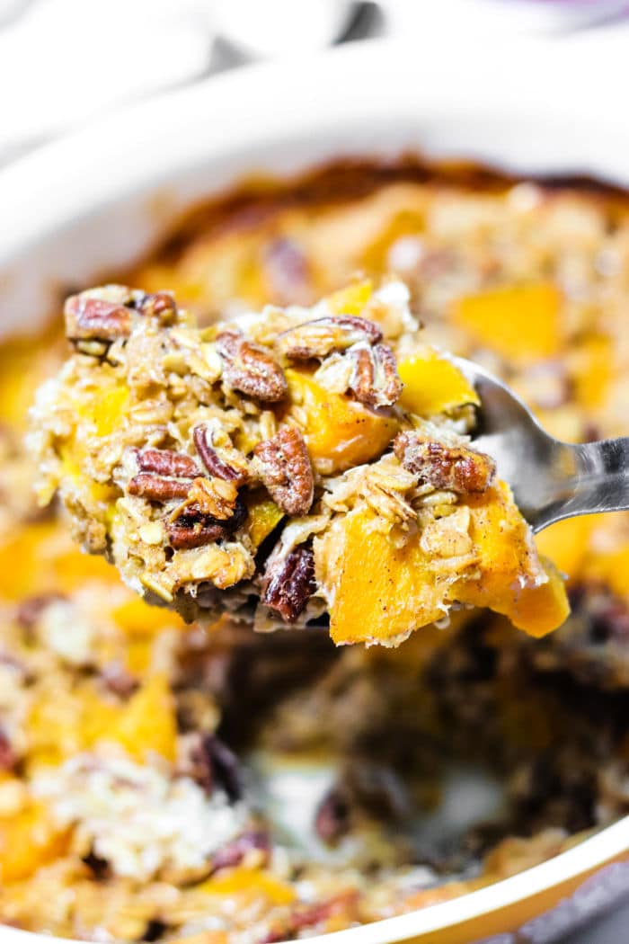 Peach Baked Oatmeal