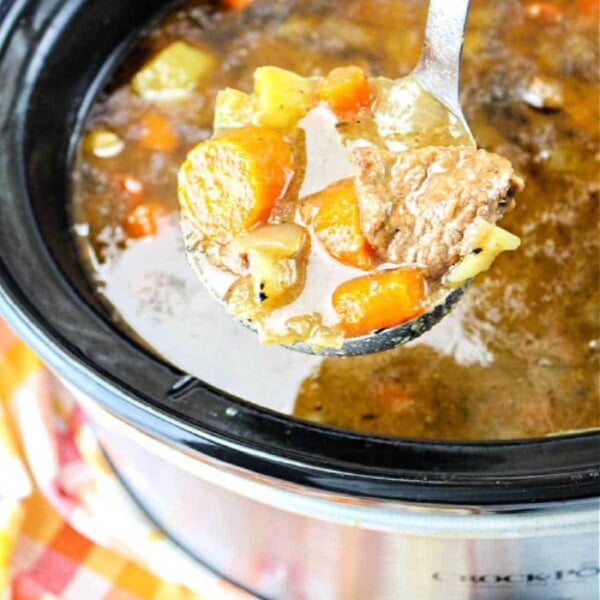 Slow Cooker Beef Stew with Onion Soup Mix