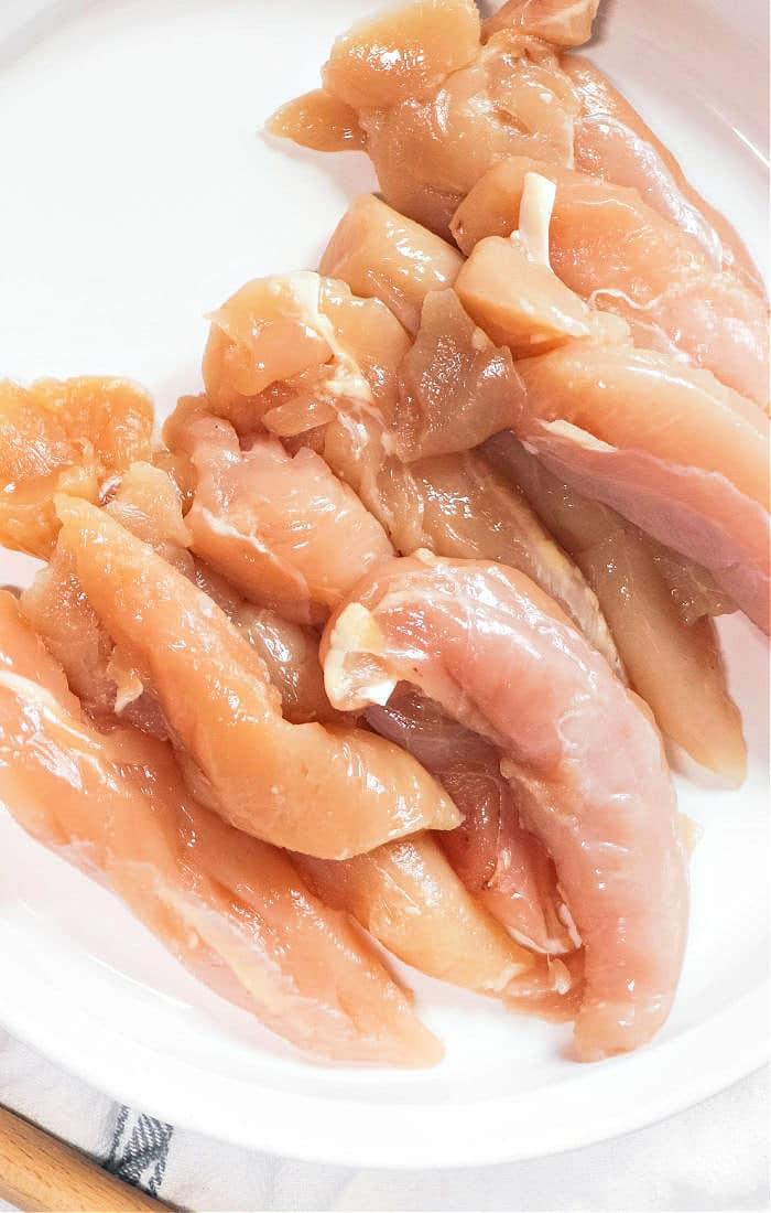 Raw Chicken Tenders