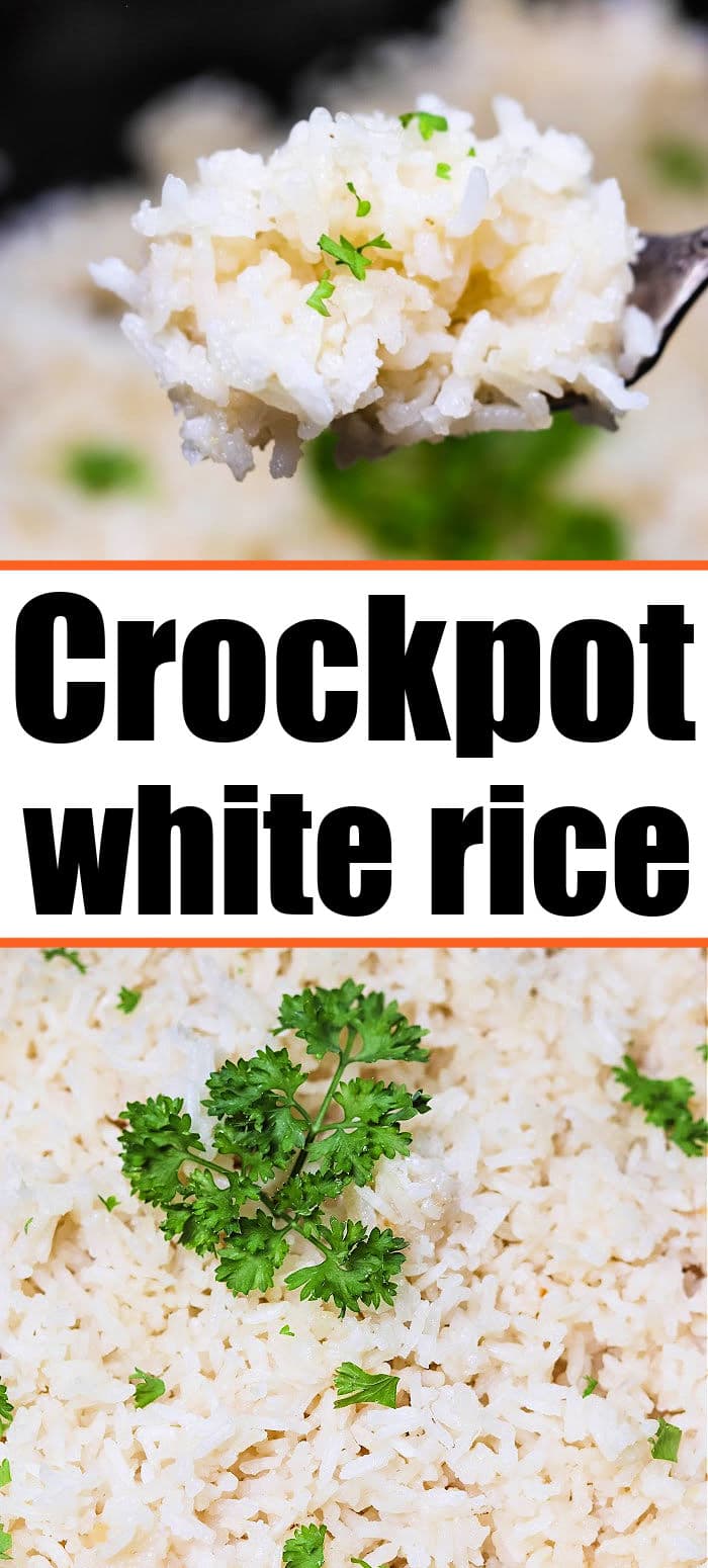 How to Cook Rice in Slow Cooker Crockpot White Rice