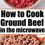 how to cook ground beef in the microwave