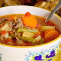 ninja foodi vegetable beef soup recipe