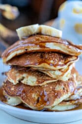 Banana Chocolate Chip Pancakes - Ripe Banana Pancakes Recipe