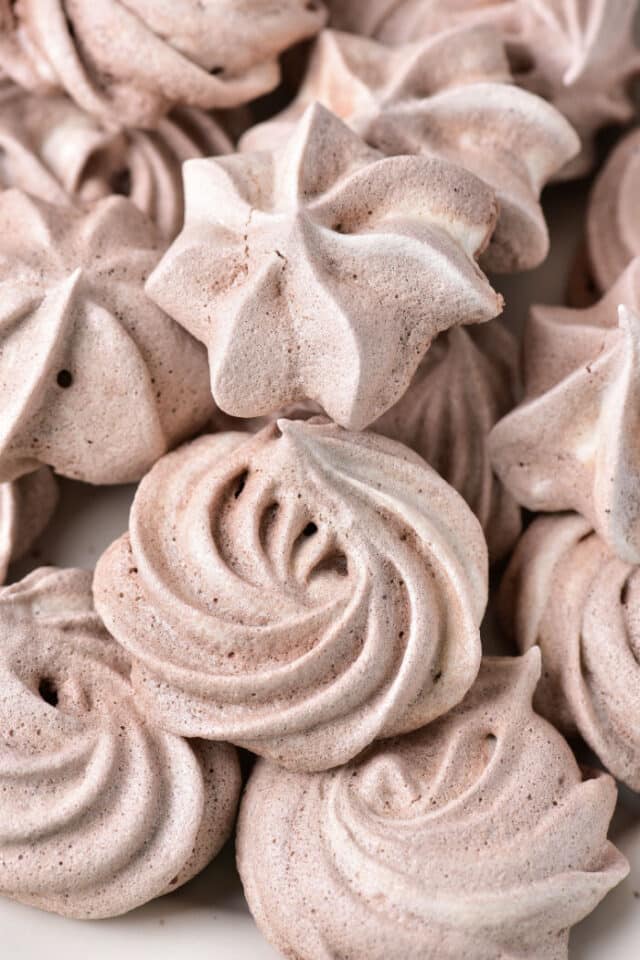 Chocolate Meringue Cookies Without Cream of Tartar