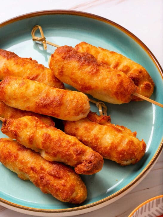 Mini Corn Dog Bites Jiffy Corn Dog Muffins in Oven