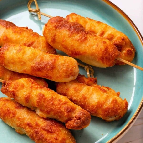 Homemade Corn Dogs in Air Fryer