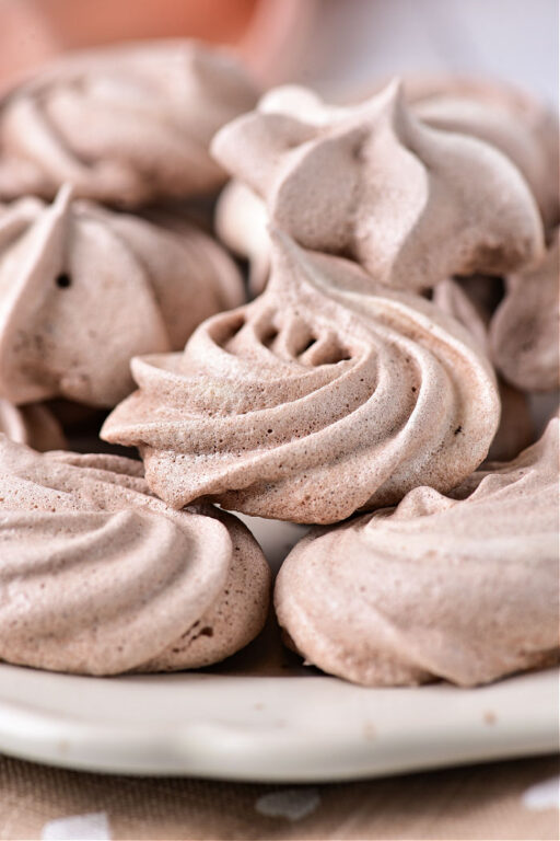 Chocolate Meringue Cookies Without Cream of Tartar