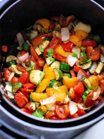 Mediterranean Roast Vegetables in Air Fryer