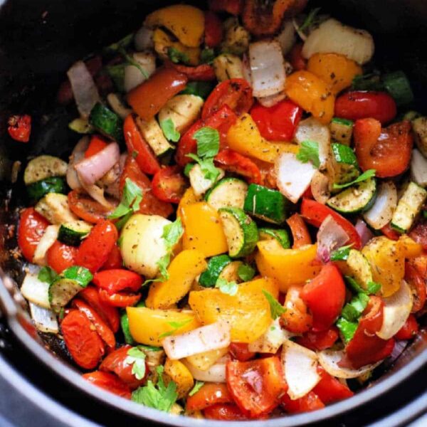 Mediterranean Roast Vegetables in Air Fryer