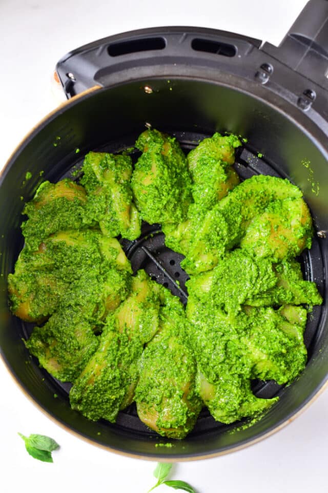 Air Fryer Pesto Chicken Ninja Foodi Pesto Chicken Breast