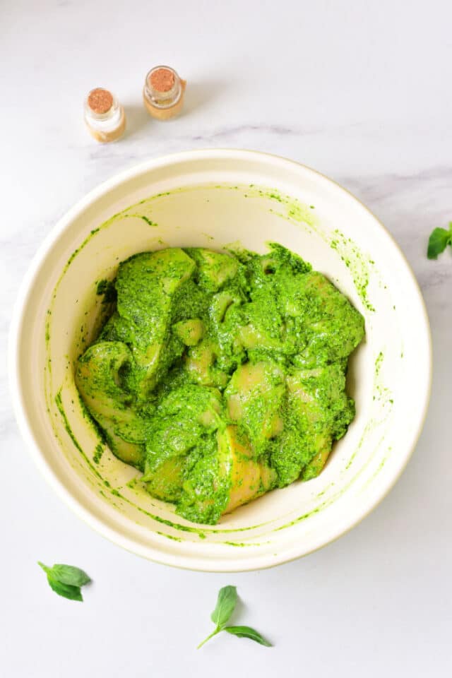 Air Fryer Pesto Chicken Ninja Foodi Pesto Chicken Breast