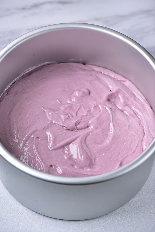 How to Make a Layered Purple Cake or Pink and Purple Cake