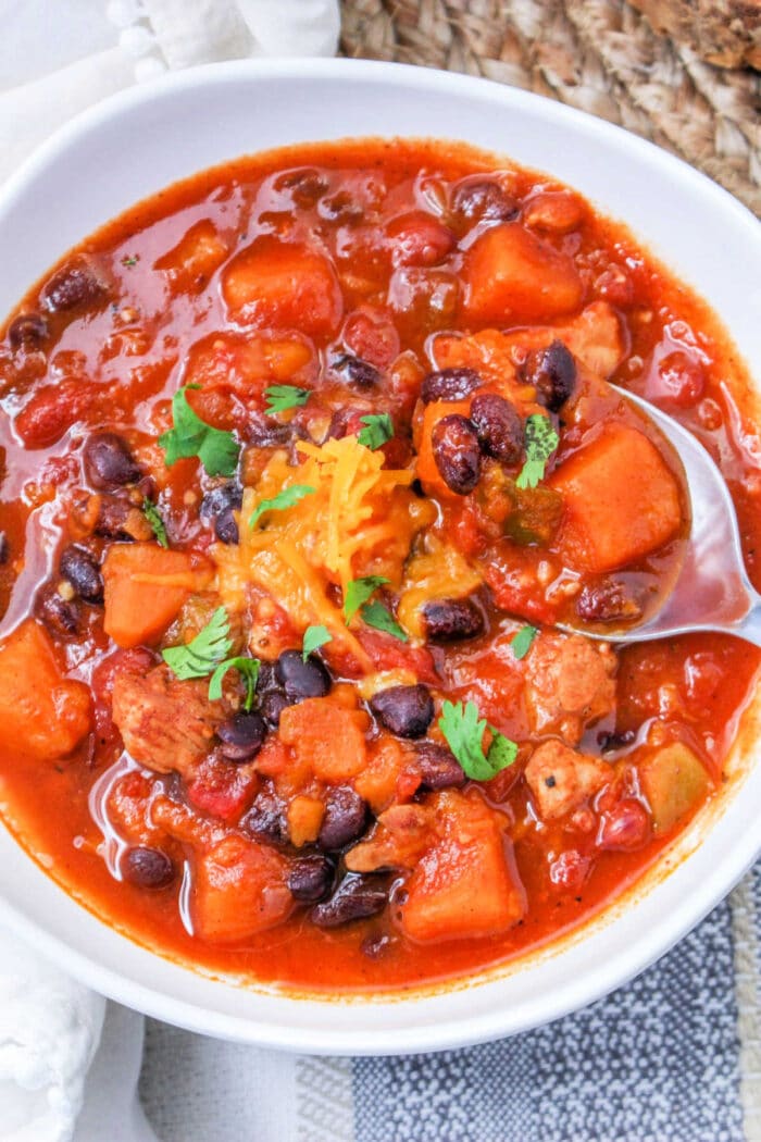 Sweet Potato Chili Instant Pot