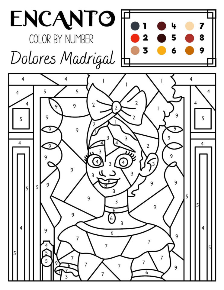 Encanto Coloring Pages (12 Free Printables)