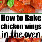 how to cook chicken wings in the oven