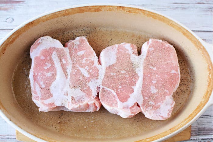 Frozen pork chops on sale in crock pot