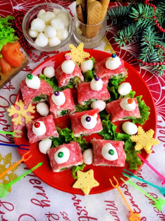 Salami Dill Pickle roll Ups Salami Pickle Pinwheels Appetizer