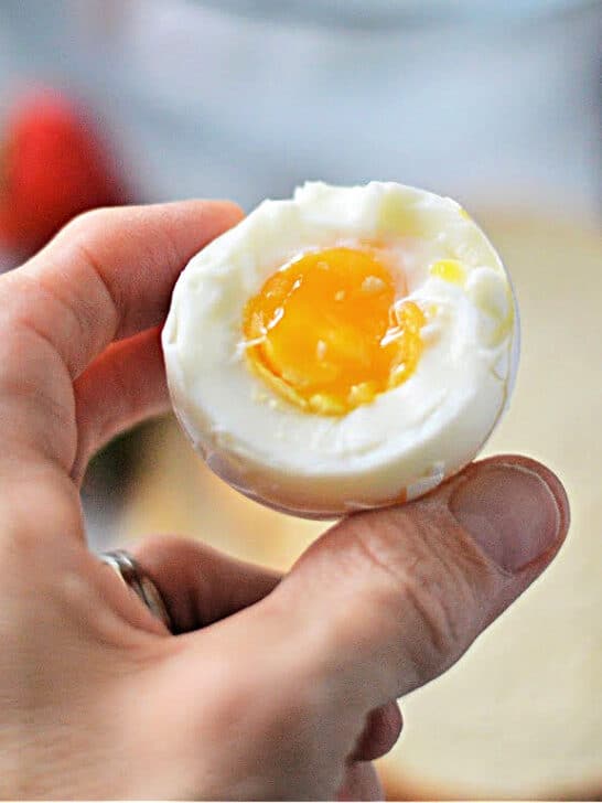 Air fryer Soft Boiled Eggs in Shell or Cracked in Silicone Cups